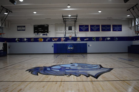 Tysinger Gymnasium Basketball Court